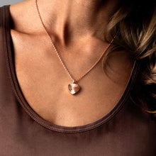 Load image into Gallery viewer, Sunbeam Crystal Heart Urn - Rose Gold
