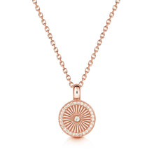 Load image into Gallery viewer, Sunbeam Crystal Halo Urn rose gold
