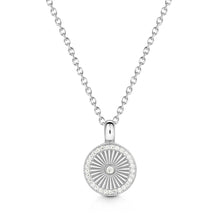 Load image into Gallery viewer, Sunbeam Crystal Halo Urn silver
