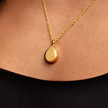 Load image into Gallery viewer, Teardrop Urn Ashes Necklace – Gold
