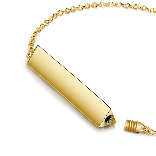 Toblerone Urn Bracelet - Gold