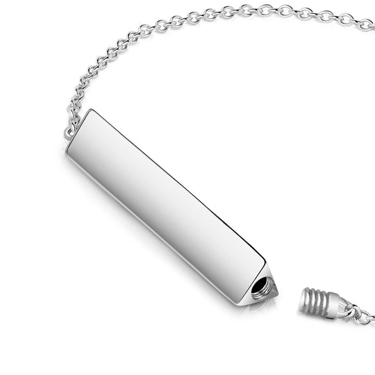 Toblerone Urn Bracelet - Silver
