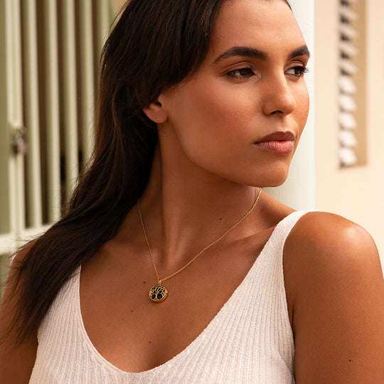 Tree of Life Locket – Gold