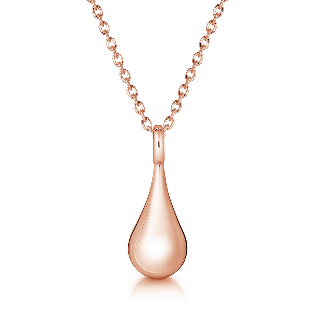 Droplet Urn Pendant - Rose Gold