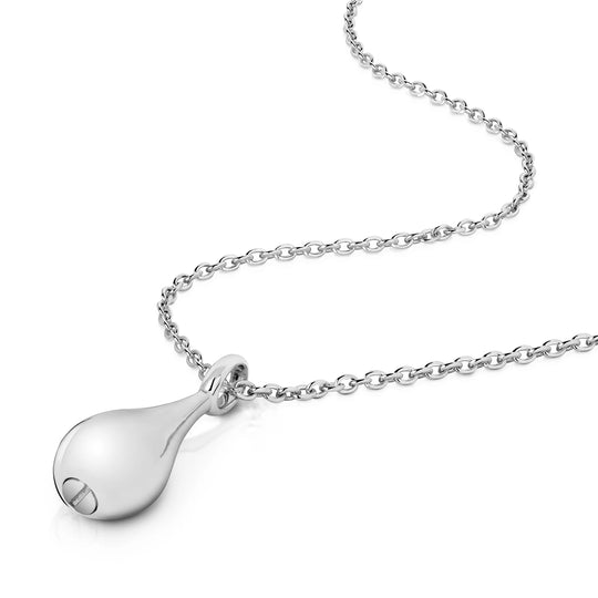 Droplet Urn Pendant - Silver