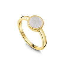 Load image into Gallery viewer, Circular Ashes Resin Ring - Gold
