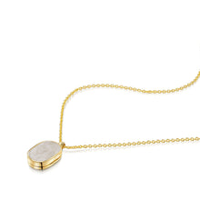 Load image into Gallery viewer, Dog Tag Ashes Resin Locket - Gold
