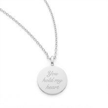 Load image into Gallery viewer, Wreath Framed Initial Necklace - Silver
