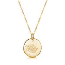 Load image into Gallery viewer, Birth Flower Personalised Necklace – Gold
