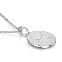 Load image into Gallery viewer, Zodiac Constellation Necklace - Diamond-Set Silver
