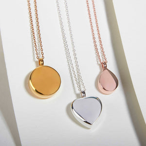 Heart Urn Ashes Necklace – Rose Gold