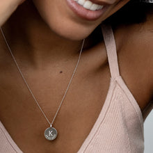 Load image into Gallery viewer, Initial & Date Personalised Necklace – Silver
