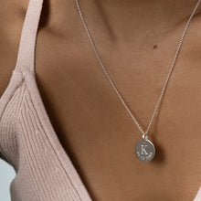 Load image into Gallery viewer, Initial & Date Personalised Necklace – Silver
