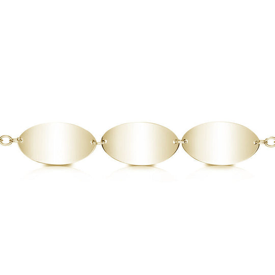 Family Name Personalised Bracelet – Gold