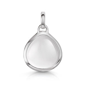 White Quartz Gemstone - Silver