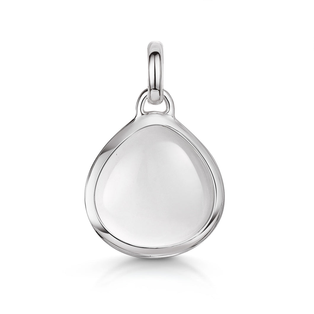 White Quartz Gemstone - Silver