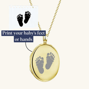 Custom Design Locket - Gold