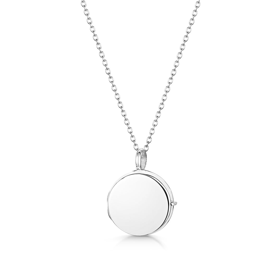 Little Drum Locket - Silver