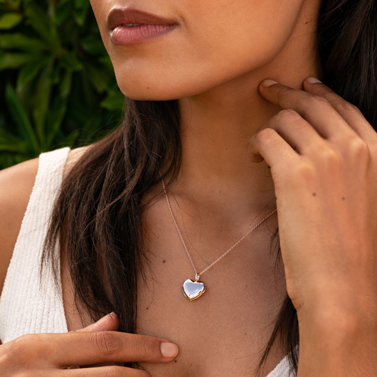 Little Rose Gold Heart Locket