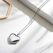 Load image into Gallery viewer, Little Silver Heart Locket
