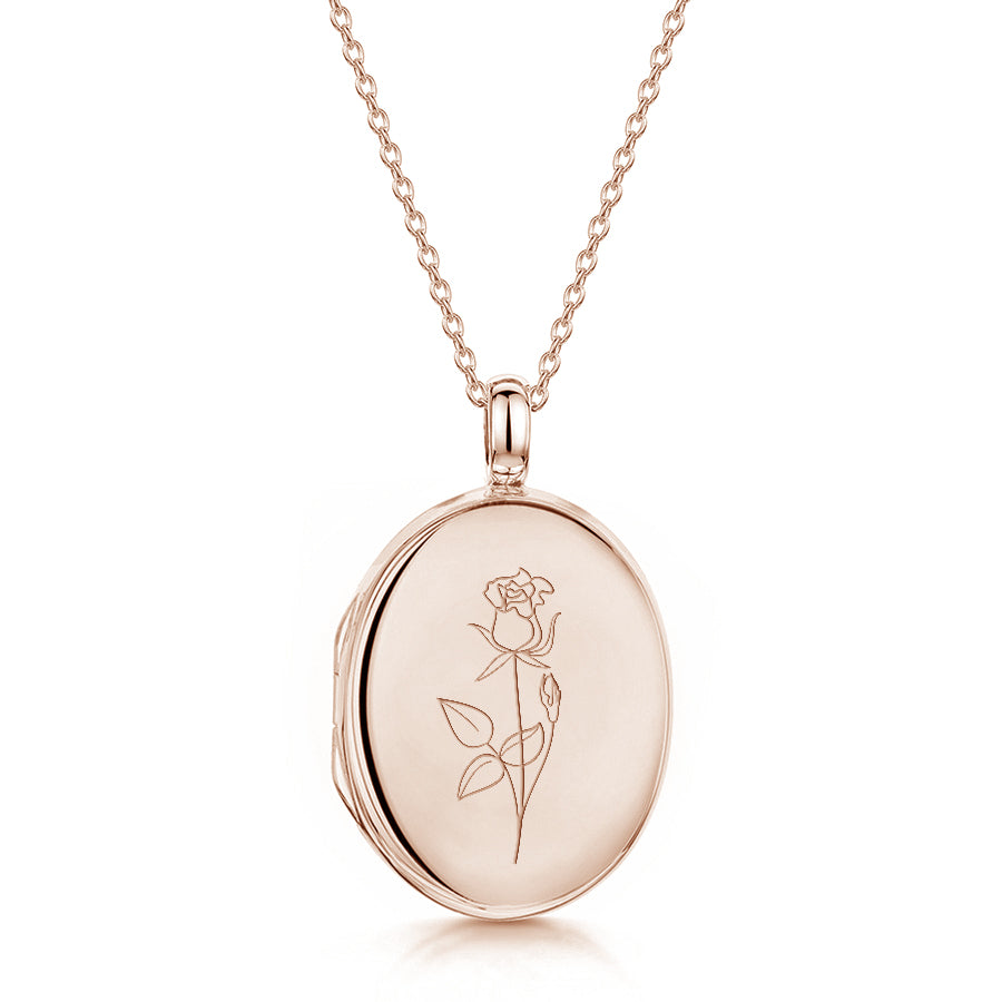 Buy Engraved Round Locket Necklace With Hidden Photo Locket With Custom  Engraving Personalised Photo Memorial Gift Online in India - Etsy