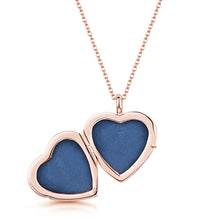 Load image into Gallery viewer, Full Scroll Heart Engraved Locket – Rose Gold
