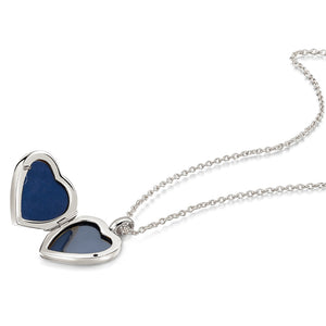 Filigree Personalised Heart Locket – Silver