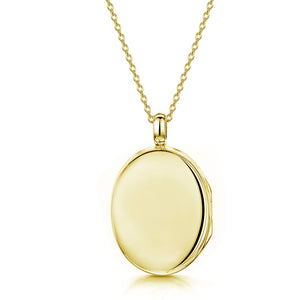 Large Oval Locket – Gold