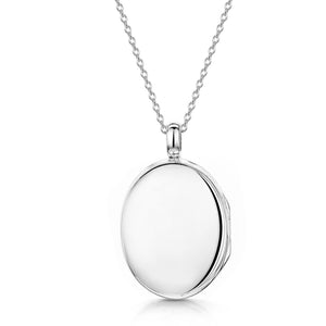 Large Oval Locket – Silver