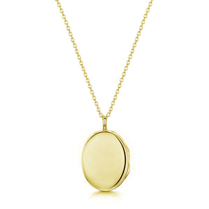 Oval Locket - Gold