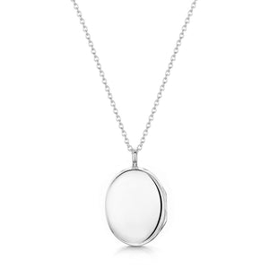 Oval Locket - Silver