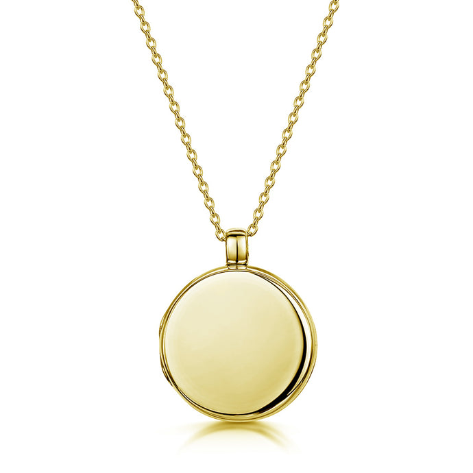 Light Weight Gold Pendant Design Short Chain Collection SMDR585