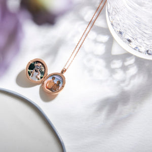 Little Drum Locket - Rose Gold